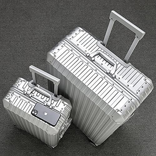 lanbao ビルガセキャリーケース アルミ・マグネシウム合金ボディ スーツケース キャリーバッグ 機内持込 静音 36 