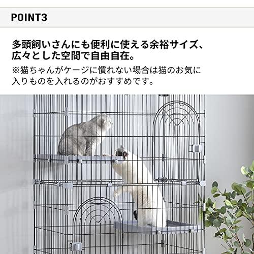 牧小苫＼ｍｓｍｒペットケージ 犬ケージ 猫ケージ キャットケージ 3段 1段2段として使用可能 室内外兼用 犬 猫 ケージ、アクセサリー U1113558778(10473円)