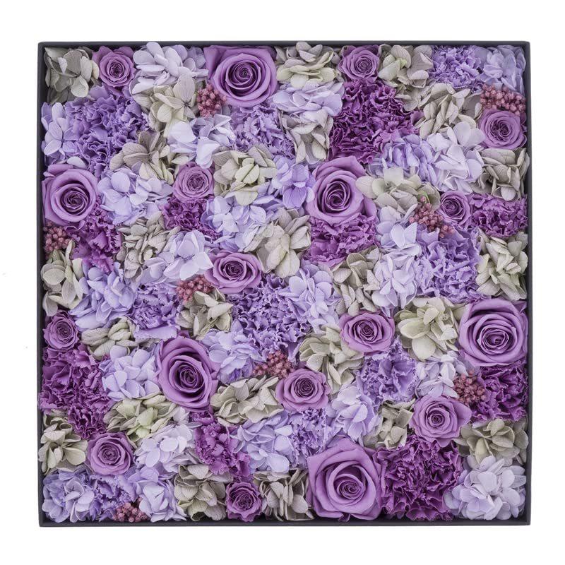 （新品,未開封） [Nicolai Bergmann ニコライバーグマン] プリザーブド フラワー ボックス ROYAL HUE ロイヤル ヒュー バラ アジサイ 薔? 【7909155530】(27729円)