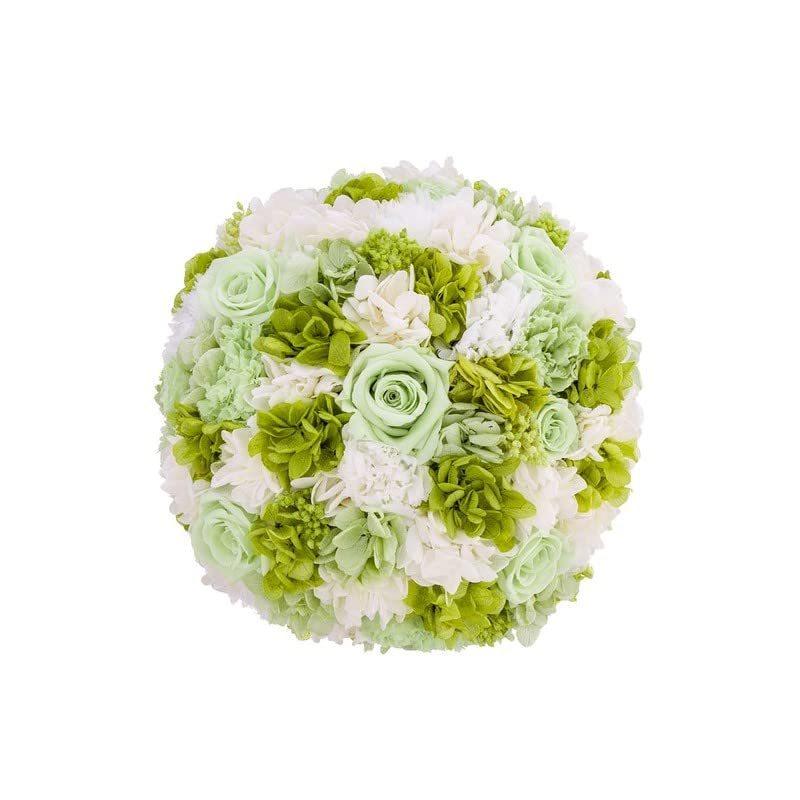 【超美品】 [Nicolai Bergmann ニコライバーグマン] プリザーブド フラワー キューブ アレンジメント TENDER GREEN テンダー グリー 【WSO8672709546】(30406円)