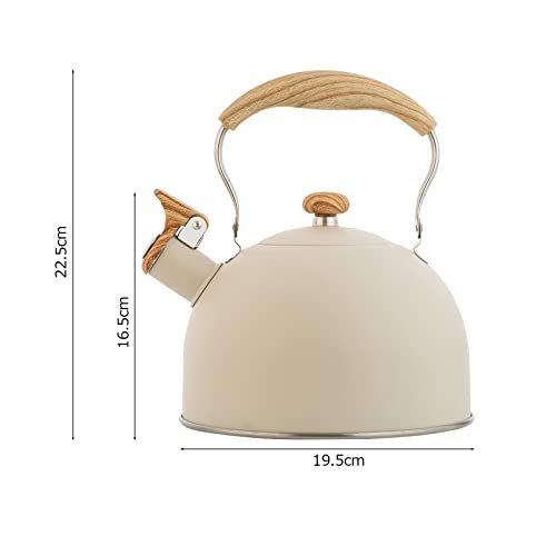 再入荷 湯沸かし ケトル やかん 広口笛吹きケトル 笛吹タイプ ベージュ ステンレス製 オール熱源対応 ガス火 薬缶 広口 均一加熱 速熱 耐久性 防錆性 大容量 ヤカン ケトル Www Fattoriabacio Com