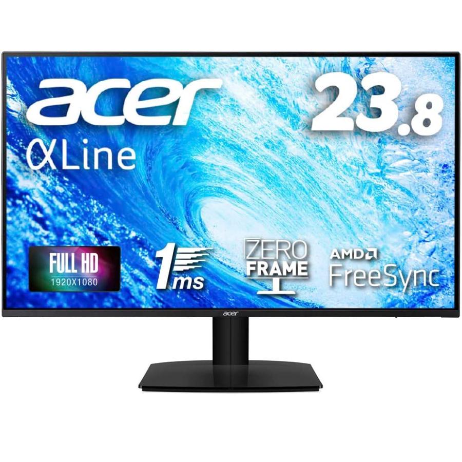 Acer ゲーミングモニター23.8インチ, フルHD IPSパネル, 75Hzスクリーン1ms AMD FreeSync テクノロジー対応 (HDMI+VGA)ビ? :a-B0BGC4G7FB-20221117:chocohappy 通販 Acer ゲーミングモニター FHD 75Hz