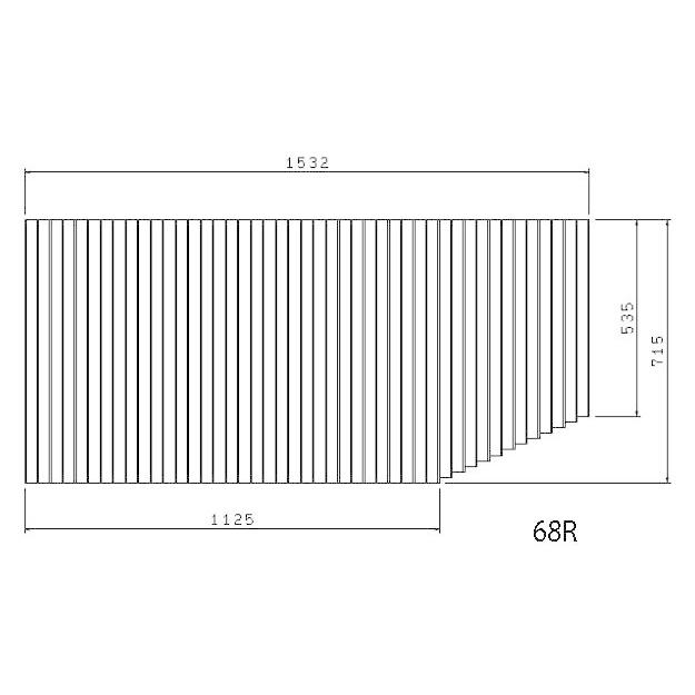 GFFMBDW1A1 送料無料 お風呂のふた トクラス 68R （ 品番 ） GFFMBDW1AX (品番変更 GFFMBDW1A1) 巻きフタ 風呂ふた 巻きふた