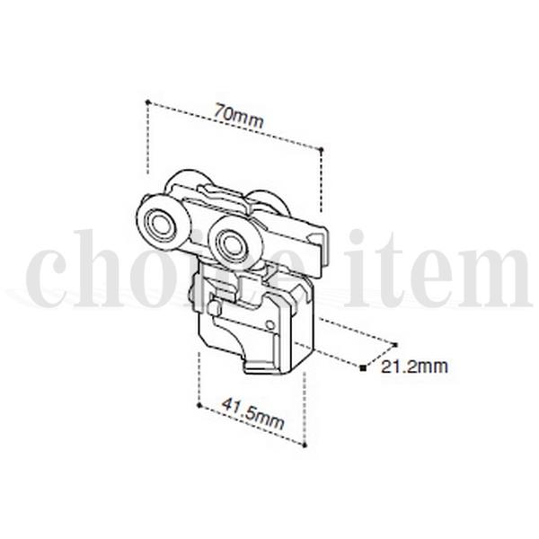 DAIKEN 送料込み ダイケン 室内ドア クローゼット 折戸ユニット 上吊車