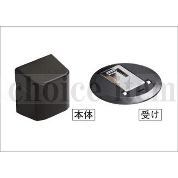 ブーゲン　810-180-1 430-180-2 穴あり 防水ダブルロック用抜差しハンドル TAKIGEN(タキゲン) 平面