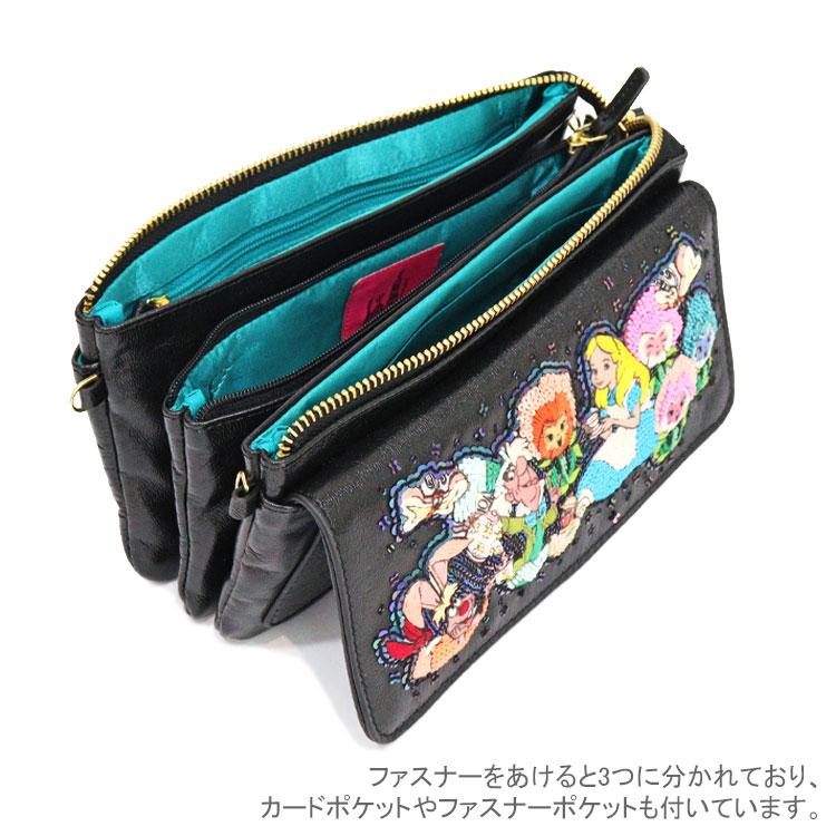 タマオワールド tamaoworld ディズニー お財布ショルダー 不思議の国の