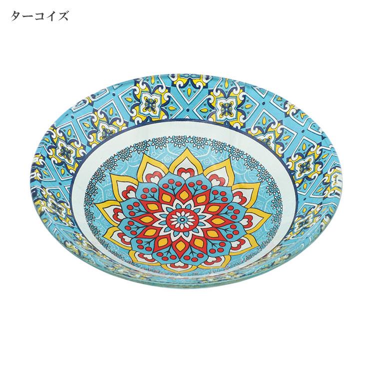 オリエンタル ガラスボウル 6枚セット お皿 ボウル 食器 キッチン