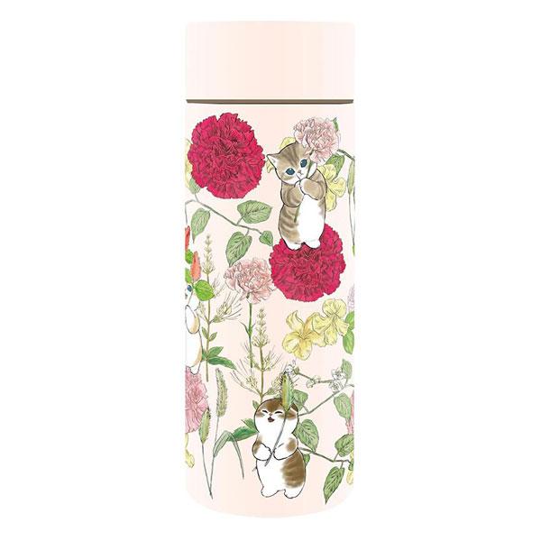 mofusand×日比谷花壇 ステンレスボトル 300ml 保温 保冷 モフサンド