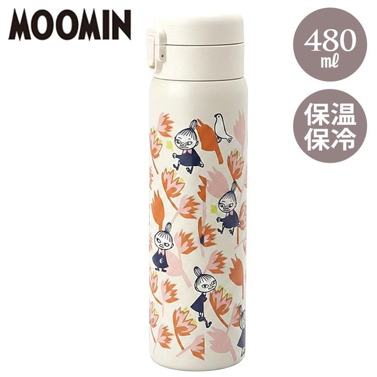 ムーミン ワンプッシュ ステンレスボトル 480ml リトルミイフェア
