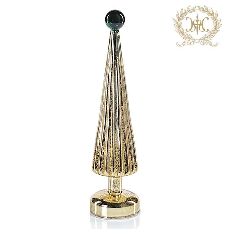 HARMONIER（ハルモニア） ZODAX LED ガラスツリー ゴールド グリーン