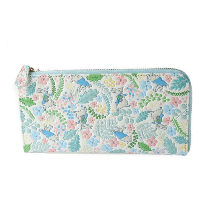 ★未使用、箱入り★ 浅草文庫 ピーターラビット イングリッシュガーデン長財布 浅草文庫 ピーターラビット イングリッシュガーデン L字 長財布