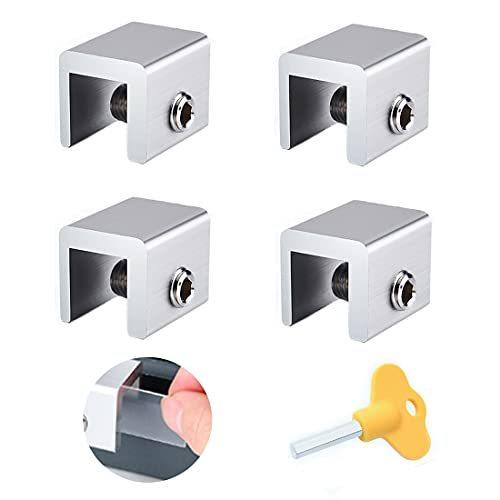 窓 ロック サッシ ストッパー 工具付き 補助錠 ベランダ (4)