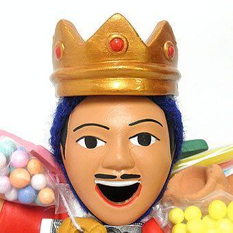 エケコ人形用お願い事パーツ ☆王冠（Lサイズ用）【祈願成就、成功