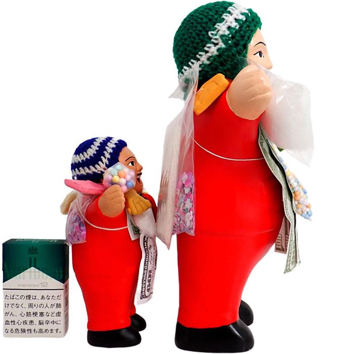 貴重な限定一点物！】ビッグ本物のエケコ人形【赤色・レッド】LL