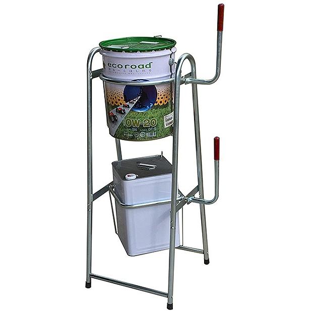 ペール缶 一斗缶スタンド 2段式 オイル缶 塗料缶スタンド メッキ仕様 ペンキ 4704m 4704m チョイする 通販 Yahoo ショッピング