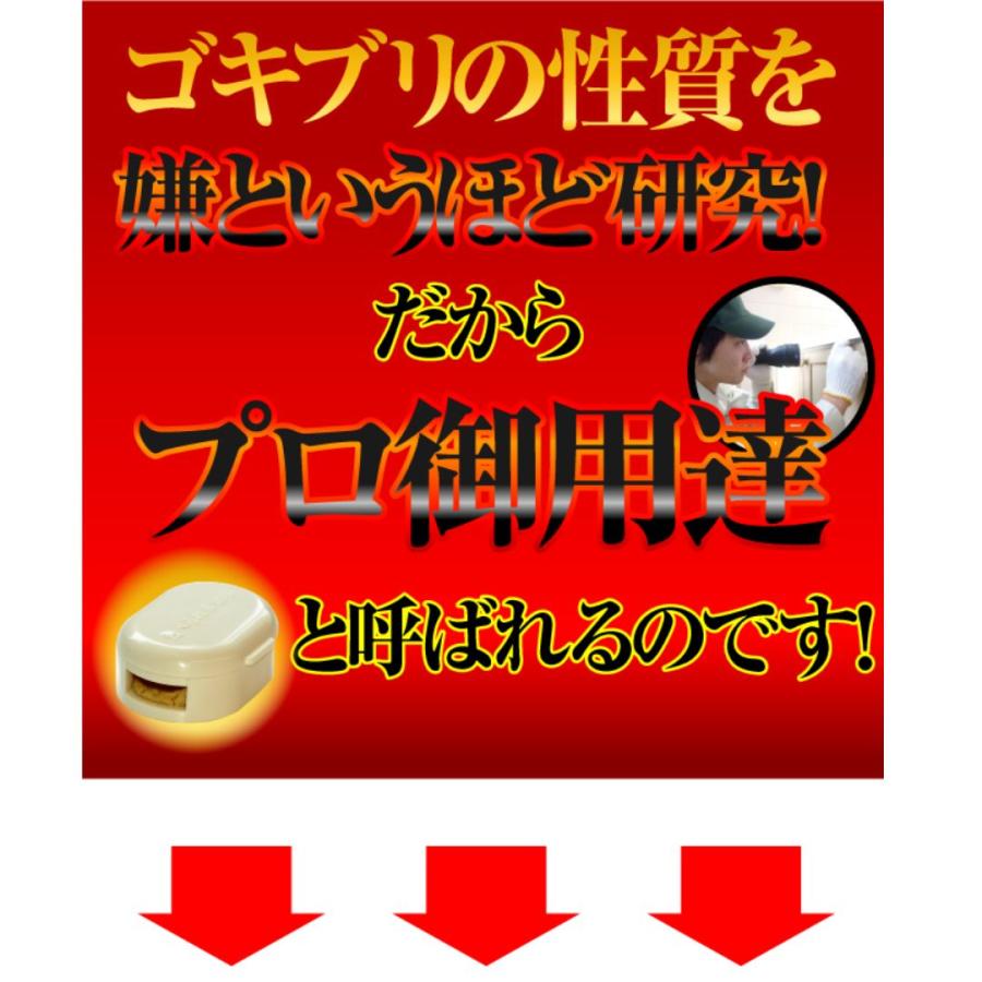 ゴキブリ駆除剤 医薬部外品 ゴキちゃん グッバイプラス(6個入り) ゴキブリ対策 置くだけ 駆除 業務用 最強 市販 ゴキブリ退治 退治 駆除 駆除剤 生餌 日用品雑貨｜choiyaru｜10