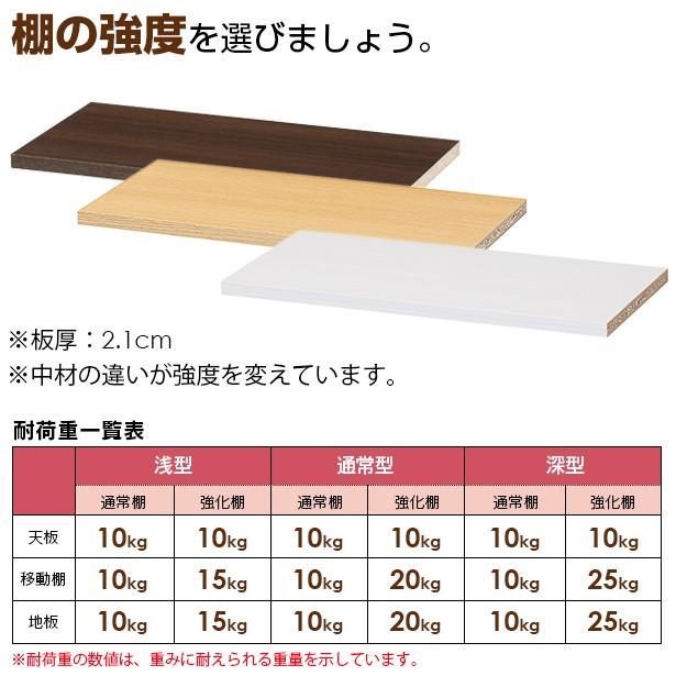 日本製 オーダーラック 高さ150cmタイプ 幅35〜44cm以内で1cm単位でオーダー可 移動棚4枚付 6色 F★★★★対応可 追加棚対応可 受注生産｜chokagu｜04