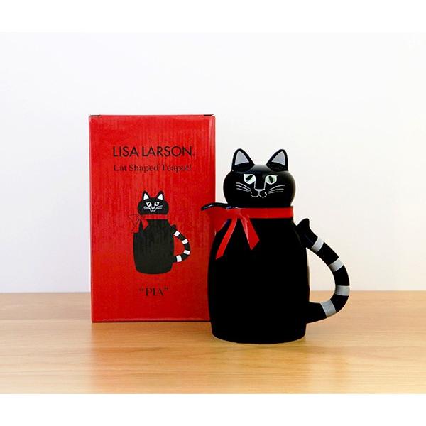 Lisa Larson ティーポット 陶器 おしゃれ 400ml 急須 ねこ cat Lisa Larson ティーポット 陶器 おしゃれ 400ml 急須 ねこ cat