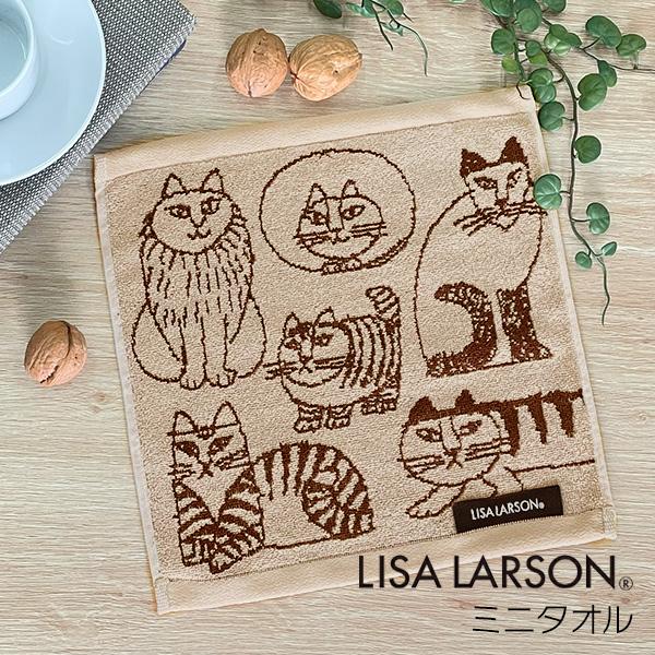 Lisa Larson（リサラーソン） ミニタオル タオルハンカチ ハンドタオル