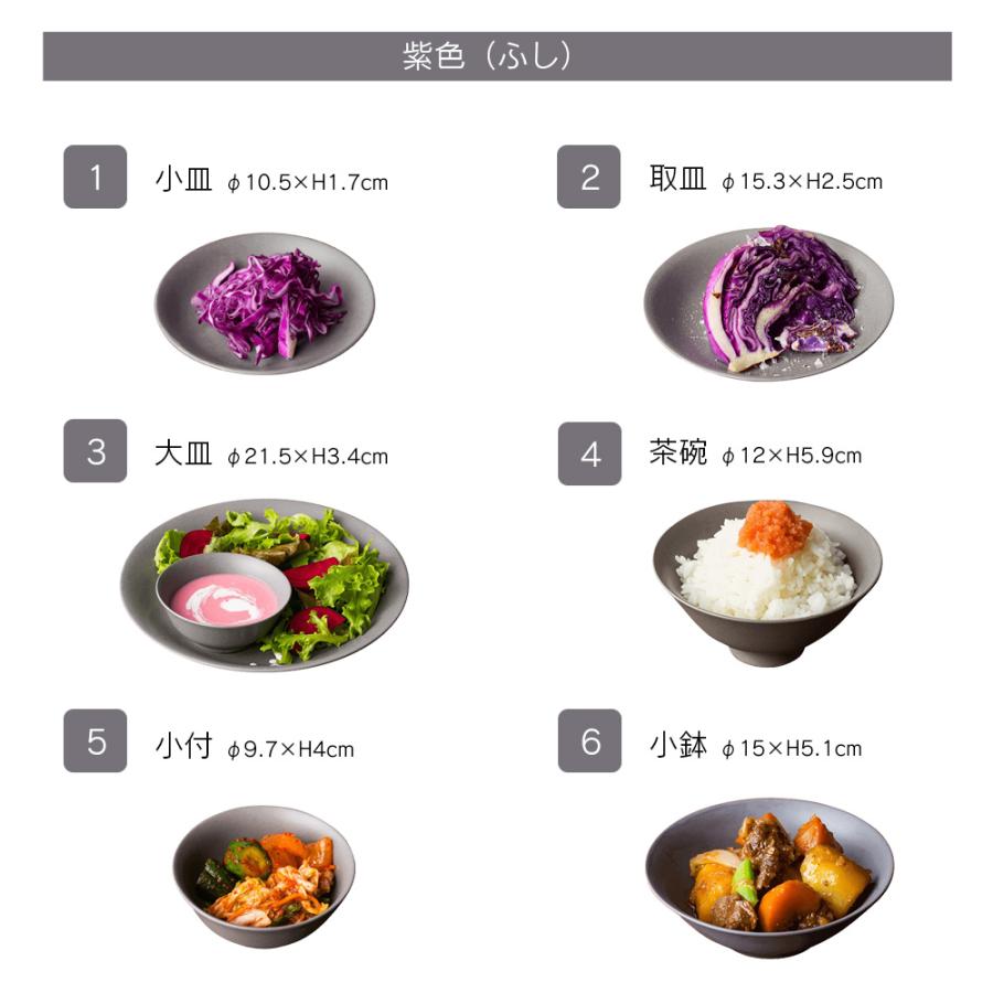 小皿 取皿 大皿 小付 茶碗 小鉢 6点セット 波佐見焼 おしゃれ かわいい 北欧 豆皿 パスタ スープ 丸 食洗器・レンジ対応 日本製 DRESS ドレスの画像