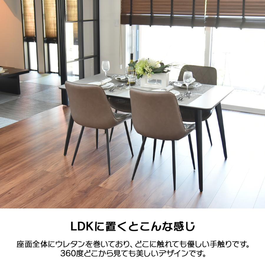 【超美品‼️】定価76,400円♪ タマリビング150cm幅4人掛けダイニングテーブルセット 片側ベンチ 合成皮革張り ラバーウッド材ブラウン♪ タマリビング セラミック ダイニングテーブルセット 150cm 4人用 5点