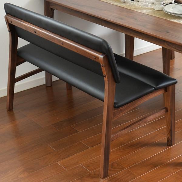 ベンチ 背付きベンチ 2人掛け 2p 幅100cm ソファ 食卓ベンチ ダイニングベンチ ウォールナット無垢 完成品 タマリビング 胡桃 くるみ ちょうどいい家具屋 通販 Paypayモール