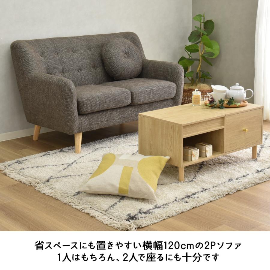 タマリビング 公式ストア ソファ ソファー 2人掛け 2.5P sofa 幅120cm