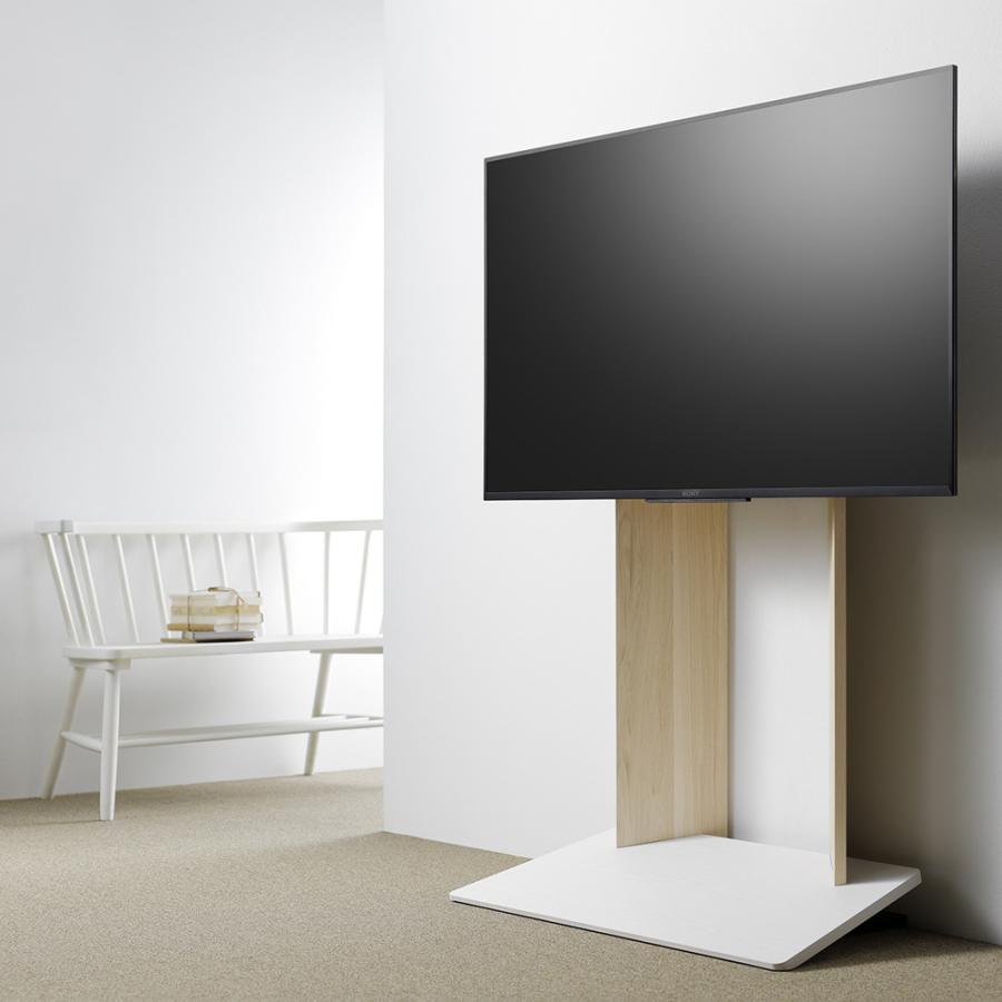 朝日木材加工 テレビスタンド 壁寄せ 40〜50v おしゃれ VESA規格対応