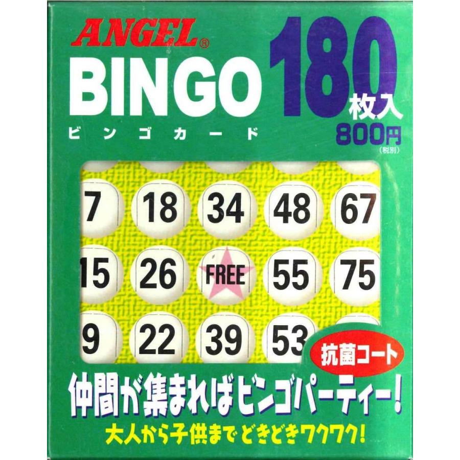 エンゼル ビンゴカード１８０ パーティ ゲーム問屋倉庫発直行便 通販 Yahoo ショッピング