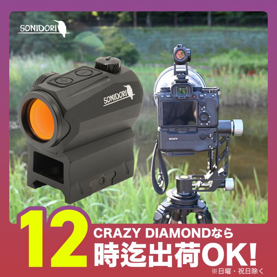 Sonidori ドットサイト 一眼レフ ホットシュー対応 望遠撮影用照準器 カメラ用 ダットサイト チューブタイプ 野鳥撮影 バードウォッチング ソニドリ 送料無料 Sd 006 Crazy Diamond 通販 Yahoo ショッピング