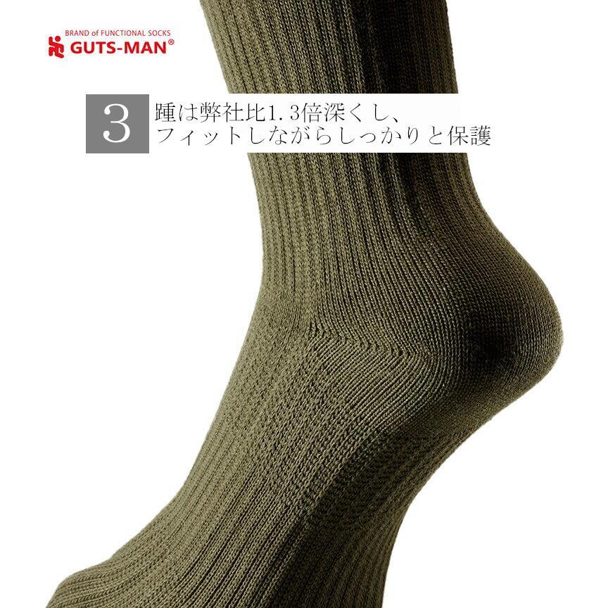 ガッツマン】【片足販売】人気の自衛隊五本指靴下 FR-01 片足2枚