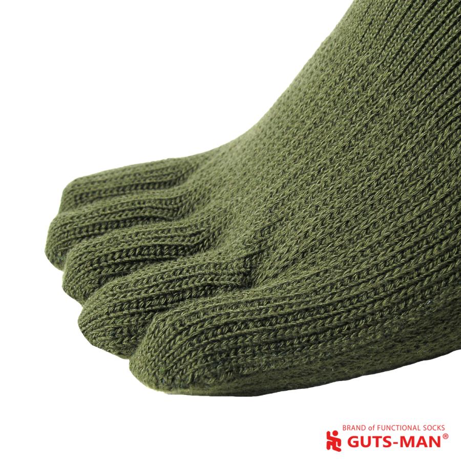 ガッツマン 靴下 片足販売 5本指 FS-01 片足2枚 人気の自衛隊五本指