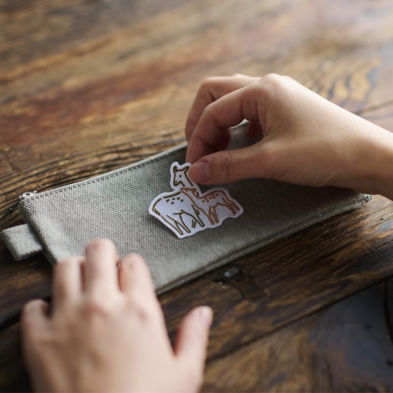 シールワッペン ならまきこもの 人気のならまきめっちゃ薄い腹巻き刺繍柄のシール アイロン接着もOK！！ 布製品や文房具にも 大仏 鹿 キトラ古墳 青龍 |  | 20