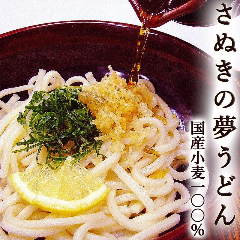 さぬきの夢うどん 国産小麦100％ 300g×10袋 送料無料 讃岐うどん 半生うどん 香川産 本場 udon コシ もちもち さぬきうどん かけ  ぶっかけ 釜揚げ 釜玉 ざる :f090404n001s5:旨い果物・魚のアグリファーム高知 - 通販 - Yahoo!ショッピング