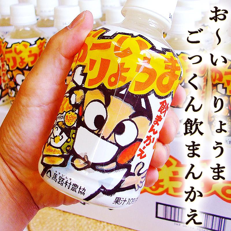 おーいりょうま、ごっくん飲まんかえ 280ml×24本セット ペットボトル入 送料無料 ゆずと蜂蜜だけ 高知 馬路村 ごっくん 柚子 ユズ お歳暮 ギフト プレゼント｜chokuhan