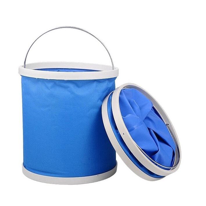 折りたたみ バケツ コンパクト 容量11L スポーツ 釣り アウト