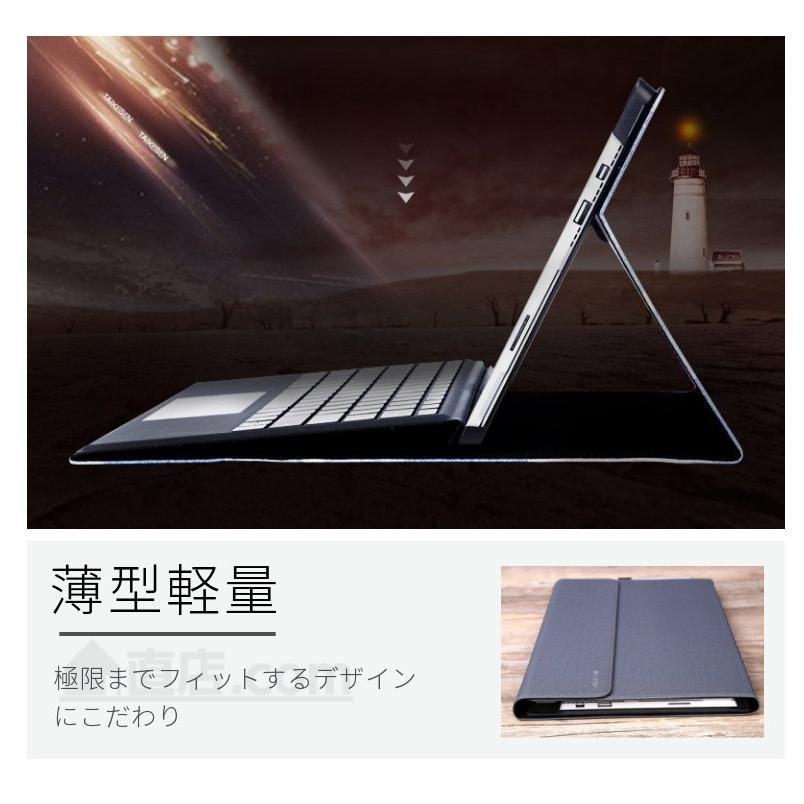 Surface Microsoft Go 4 3 2 ケース Pro 8 7+7654用保護レザーケース