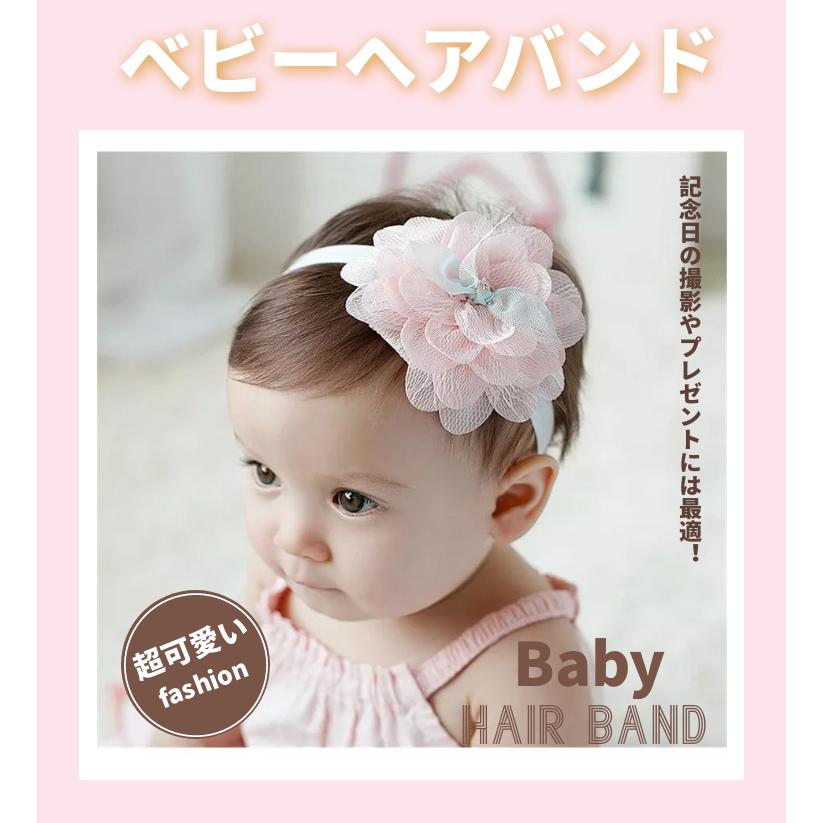 ベビーヘアバンド ベビー 髪飾り 赤ちゃんヘアアクセサリー 新生児 柔らか お宮参り 内祝い ギフト F170 直店 Com 通販 Yahoo ショッピング