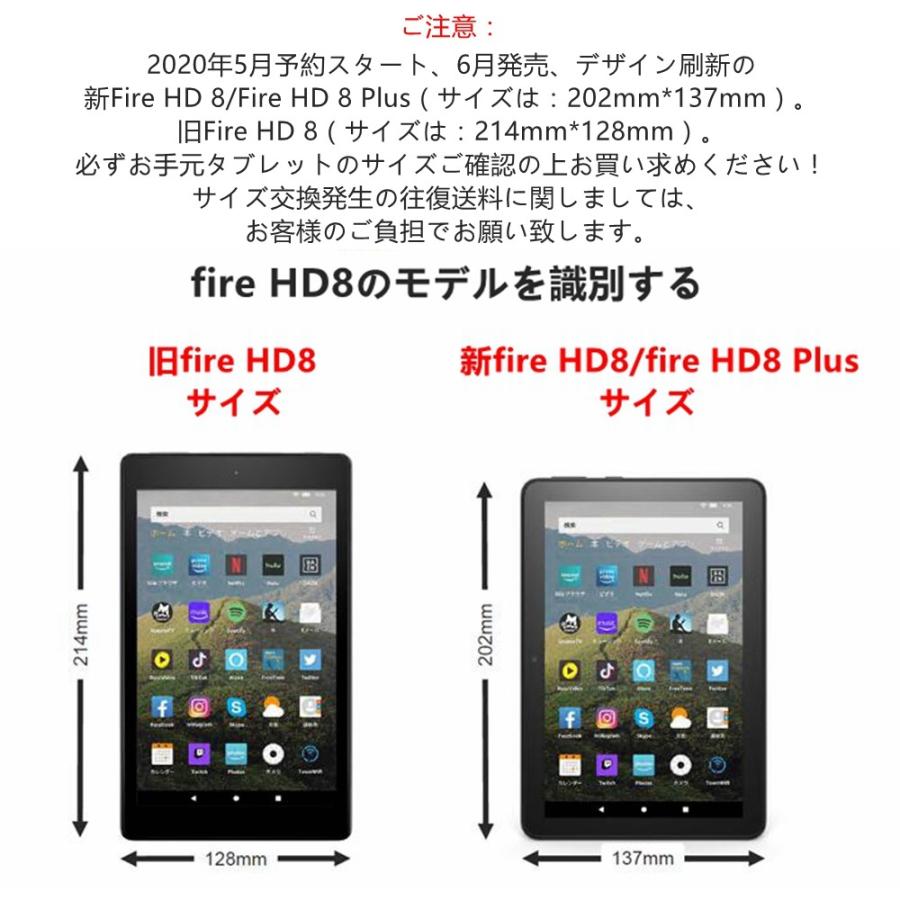 高品質2022モデル Amazon Fire 7インチ用 NEW Fire HD 8インチ/Fire HD 8 Plus用強化ガラスフィルム/シール/液晶画面保護シート/反射防止/表面硬度9H/指紋防止｜chokuten-shop｜05