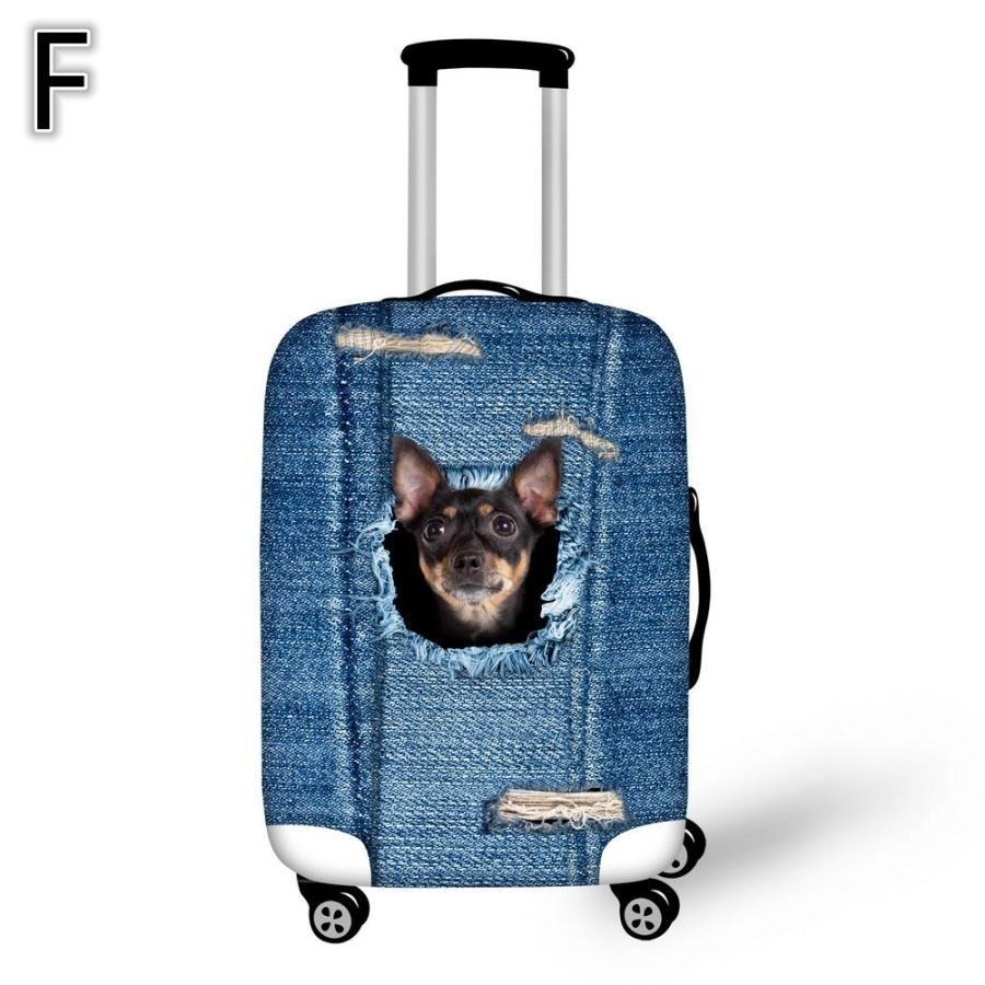 旅行用品 スーツケースカバー 個性的 3Dペット 犬 Dog 猫 Cat カワイイ