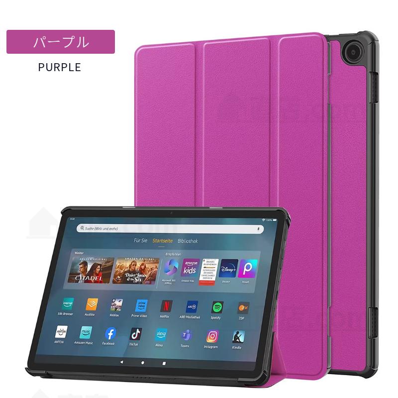 フィルムおまけ！2023年発売 Amazon Fire HD 10 ケース Fire Max 11 ケース  2021年 HD 10 Plus用 タブレット用手帳型レザーケース 保護スタンドカバー 軽量薄型｜chokuten-shop｜18