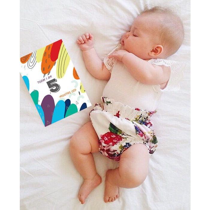 成長記録月齢カード ベビーマンスリーカード 新生児写真記念撮影ベビー記念日写真用スタジオ撮影アクセサリー ベビーフォト マンスリーフォト100days G798o0 直店 Com 通販 Yahoo ショッピング