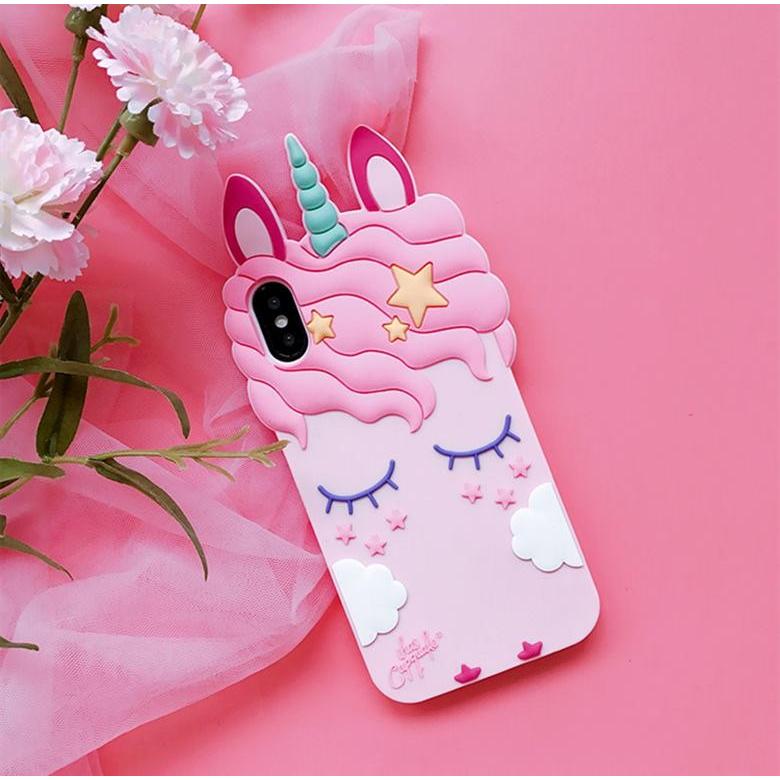 ins風ユニコーン保護カバー　iPhone X 用新作 Unicornタイプ背面カバー/乙女心アップ/シリコン素材柔らかいケース おしゃれ/傷、汚れ防止/癒されるiPhoneケース｜chokuten-shop｜04