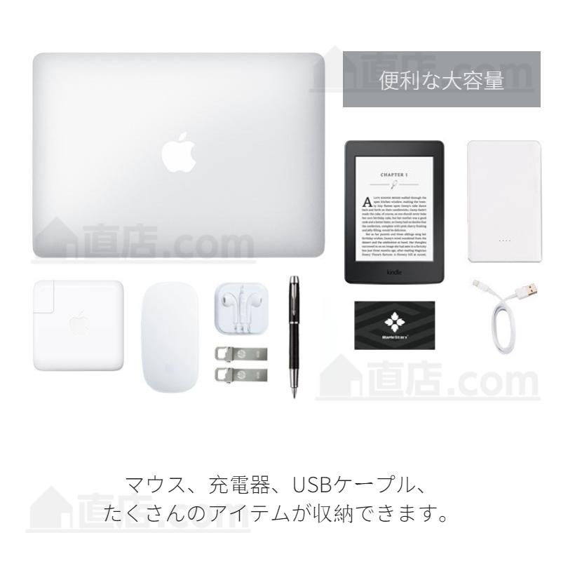 Apple MacBook Air 15.3インチ Pro 14インチ Air 13.6 Pro 13インチ用プロテクト保護ケース インナー収納ポーチ ソフトクッションノートパソコン用バッグ カバン｜chokuten-shop｜07