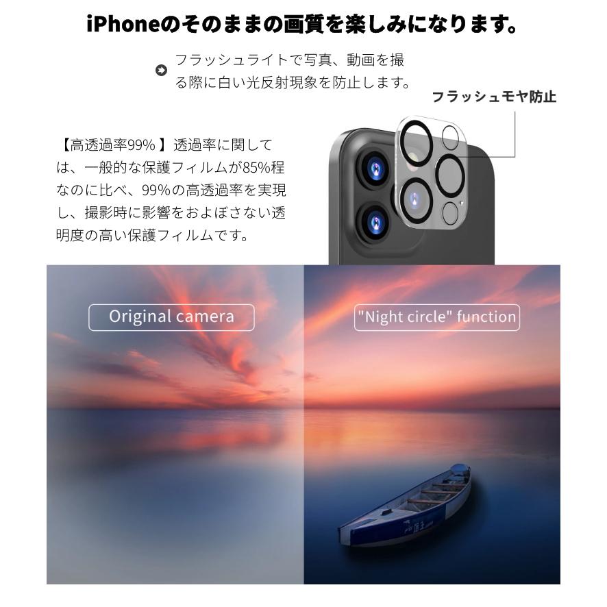 iPhone 15 Plus Pro Max カメラレンズガラスフィルムiPhone 14 Plus iPhone 13 Pro Max 13 12mini 12 Pro Max レンズカバー 保護ガラスフィルム ガラスシール｜chokuten-shop｜06
