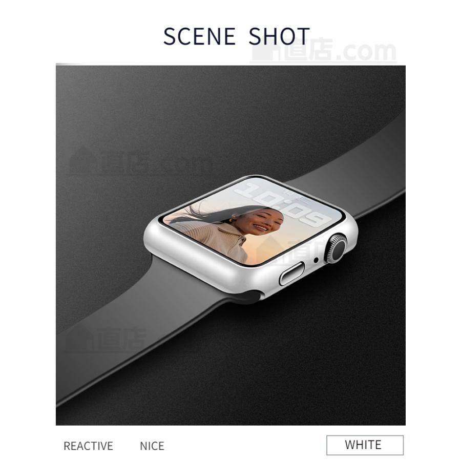 Apple Watch Series3/2/1用液晶までガラス保護フィルム式ケースカバー