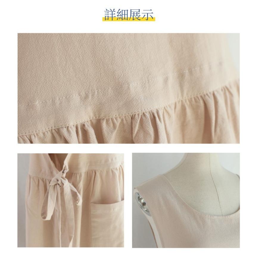 原宿店限定　エプロンワンピース H型エプロン ドレスエプロン レディースワークエプロン ロング