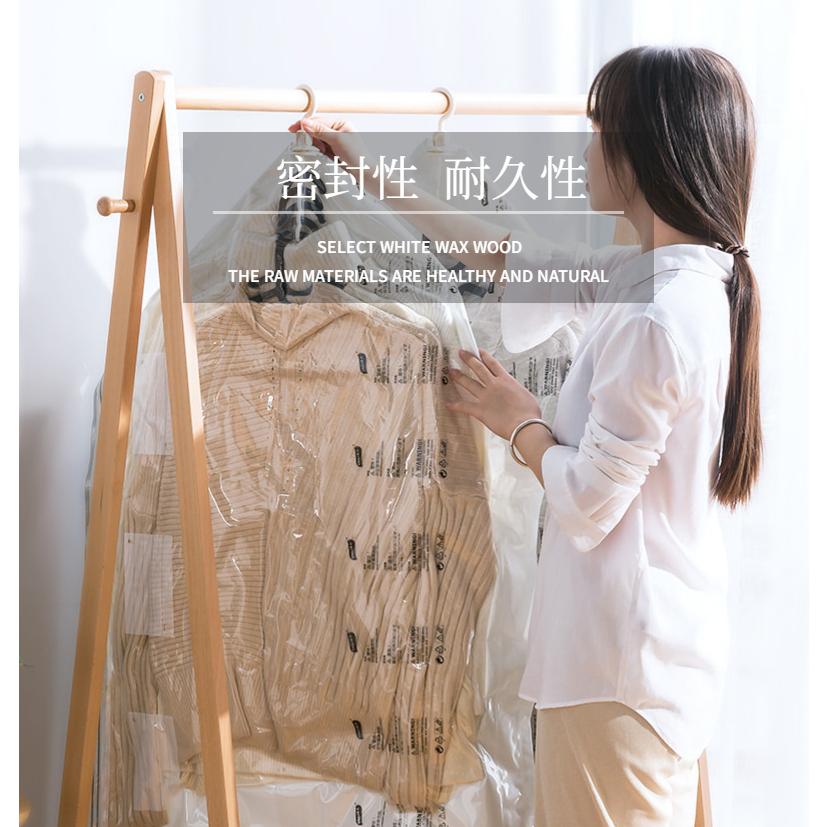 吊るせる圧縮袋 衣類収納袋 冬物用 ダウンジャケット収納 洋服用