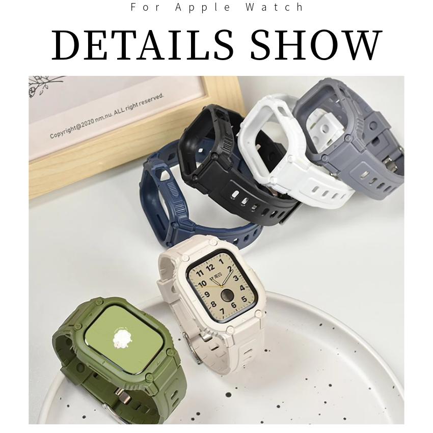 Apple Watch Ultra 2 49mm ソフトバンド 一体型ベルト クリア Apple Watch Ultra 2 49mm ソフトバンド 一体型ベルト クリア