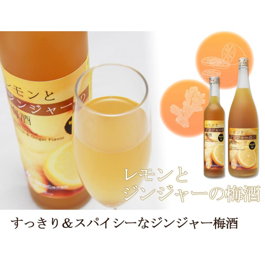 レモンとジンジャーの梅酒 500ml｜chokyuan｜02
